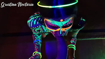 Fucked the wild slim girl in the uv light