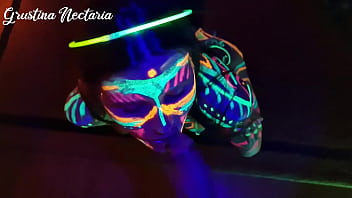 Fucked the wild slim girl in the uv light