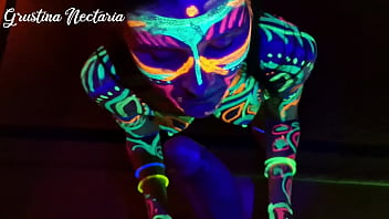 Fucked The Wild Slim Girl In The Uv Light thumbnail