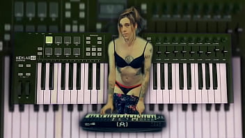Sexy Girl Making Music In Hot Lingerie thumbnail