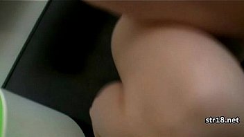 A young couple make a sex tape