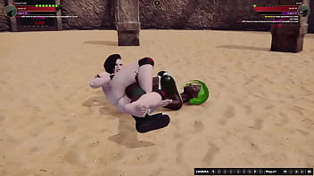 Lacey vs luna nf3d lesbian sex battle combat