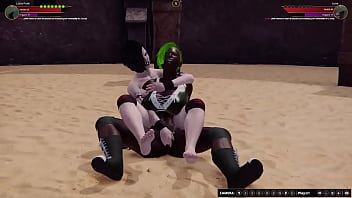Lacey vs luna nf3d lesbian sex battle combat