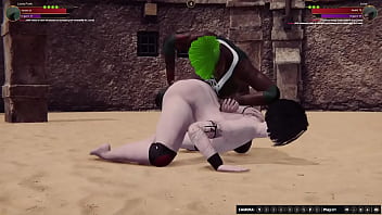 Lacey vs luna nf3d lesbian sex battle combat