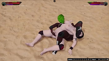 Lacey vs luna nf3d lesbian sex battle combat