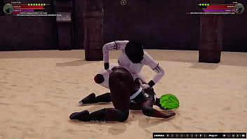 Lacey vs luna nf3d lesbian sex battle combat