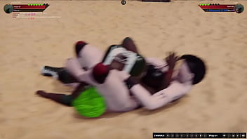 Lacey vs luna nf3d lesbian sex battle combat