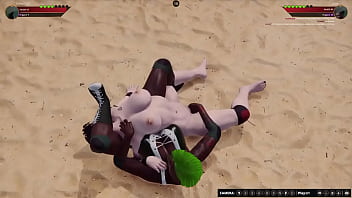 Lacey vs luna nf3d lesbian sex battle combat