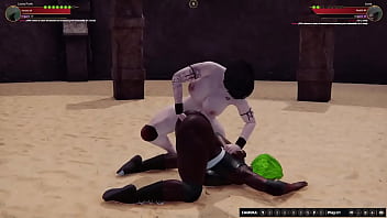 Lacey vs luna nf3d lesbian sex battle combat