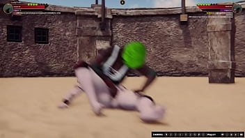 Lacey vs luna nf3d lesbian sex battle combat