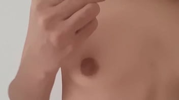 He masturbates until the candy melts