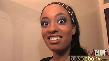 Ebony Gets Fucked In All Holes By A Group Of White Dudes 1 thumbnail