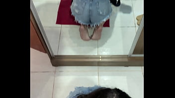 Boquete Pov De Debora Mendes Em Wellington Ribeiro Reflexo Da Bunda No Espelho E Facial Intenso No Final Completo No Sheercom E Red thumbnail