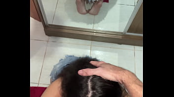 Boquete pov de debora mendes em wellington ribeiro reflexo da bunda no espelho e facial intenso no final completo no e red