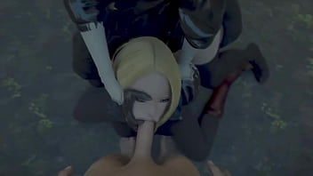 Android 18 te taille une bonne pipe 4odm