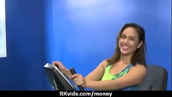 Sexy exhibitionist gfs are paid cash for some public fucking 15