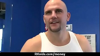 Sexy exhibitionist gfs are paid cash for some public fucking 15