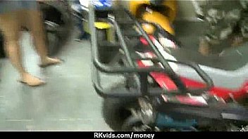 Sexy wild chick gets paid to fuck 3