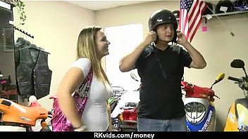 Sexy wild chick gets paid to fuck 3