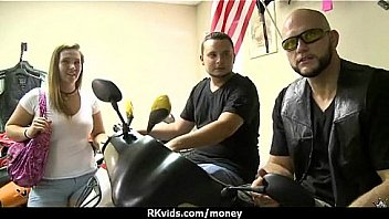 Sexy wild chick gets paid to fuck 3