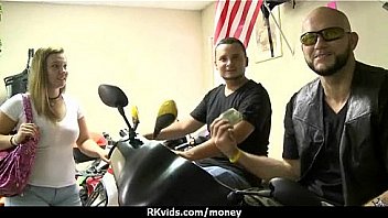 Sexy wild chick gets paid to fuck 3