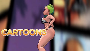 Kim's incredible booty bounces in 3d jump around and be amazed