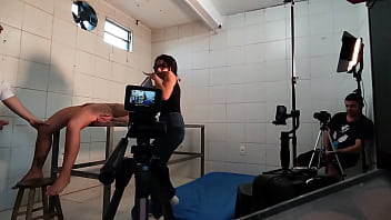 Gravação na enfermaria desativada de um hospital