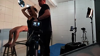 Gravação na enfermaria desativada de um hospital