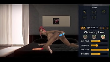 Hot ebony big boobs babe customize