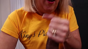 Granny sucking black cock in front of her husband Granny sucking black cock in front of her husband