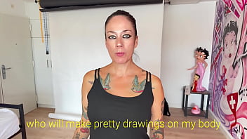 A body painting session goes wrong A body painting session goes wrong