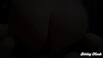 Big ass coworker says no to condom during sex