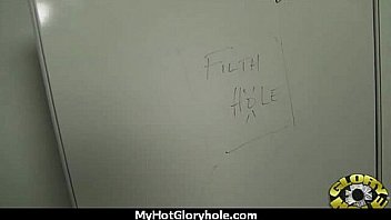 Gloryhole blowjob hottie makes every dick cum 28