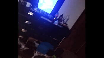 Stretching her tight pussy