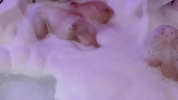 In the motel jacuzzi my wife is very horny with her boss a real cuckold