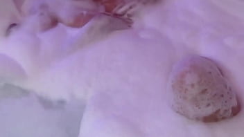 In the motel jacuzzi my wife is very horny with her boss a real cuckold