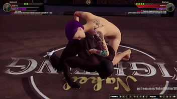 Aoiazumi vs rex nf3d mixed sexual combat femdom