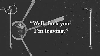 She looks like she's daring him to make her cum growling as he fucks her hammering her