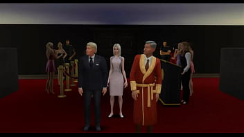 Beyonce bangs trump and hefner