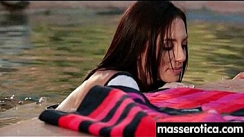 Petite girl gives big boobs lesbian an orgasm to remember 18