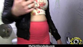 Sexy wild lady deepthroats at gloryhole 24