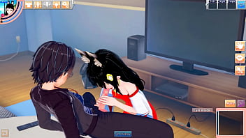 Nagato sucks and fucks lucky guy