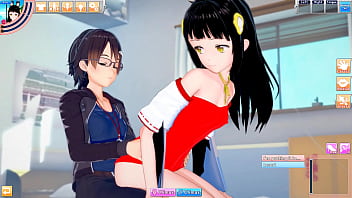 Nagato sucks and fucks lucky guy