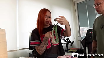 Redhead hottie lets me put it in her wet pussy and she loves to suck it