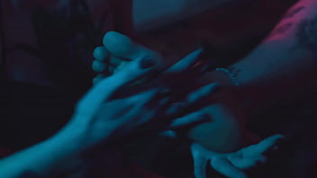 Latin lesbians foot licking #full