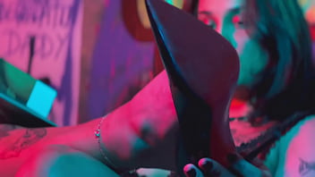 Latin lesbians foot licking #full