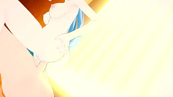 Furina sucks your cum dry into her mouth and then into her wet pussy