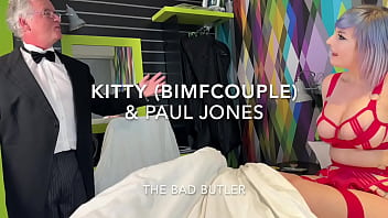 Old man butler fucks beauty half his age