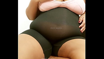 Servant showing big melons