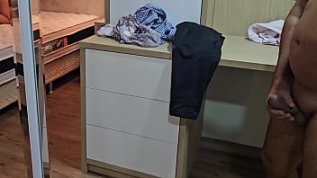 I caught my wife in the mirror with the delivery boy in our apartment